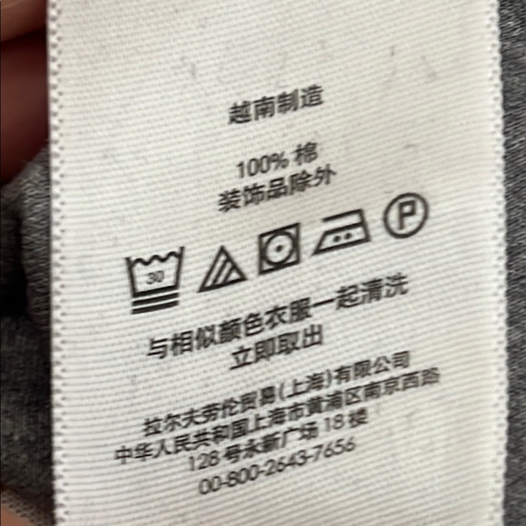 Polo by Ralph Lauren Gray Polo long sleeve Shirt Classic - Picture 9 of 11